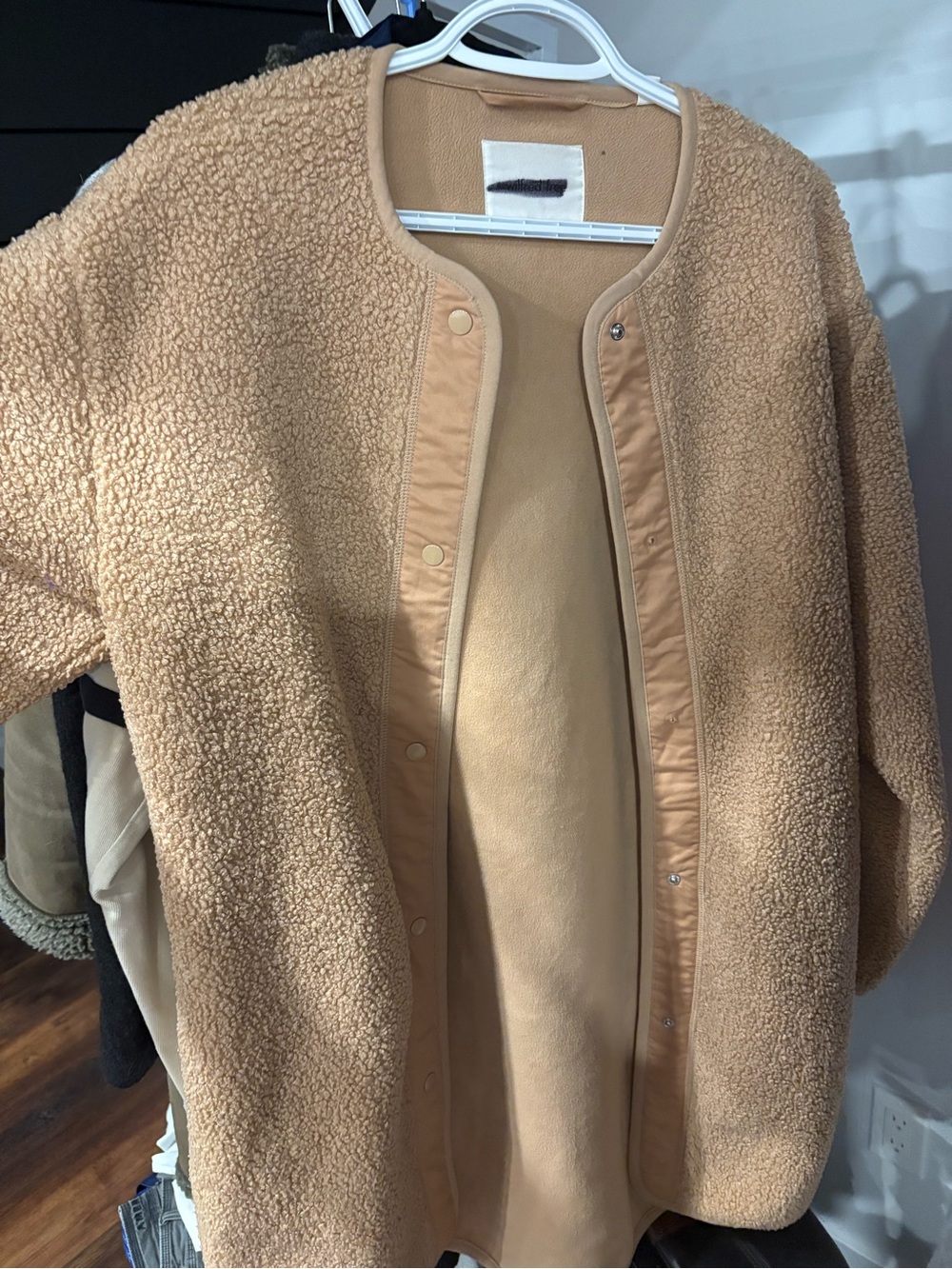Wilfred Tan Teddy Sherpa Jacket